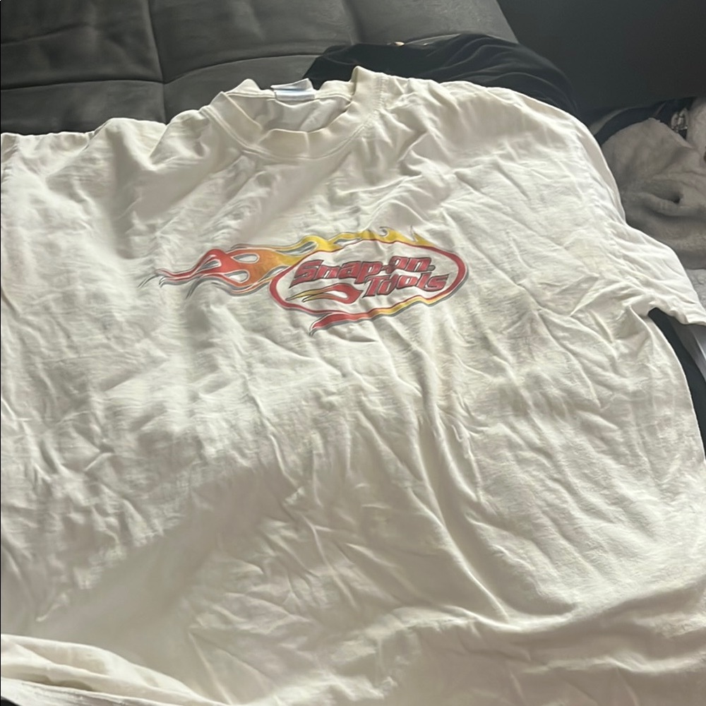 B25 Vintage Snap-On NASCAR Tee— Untreated stains